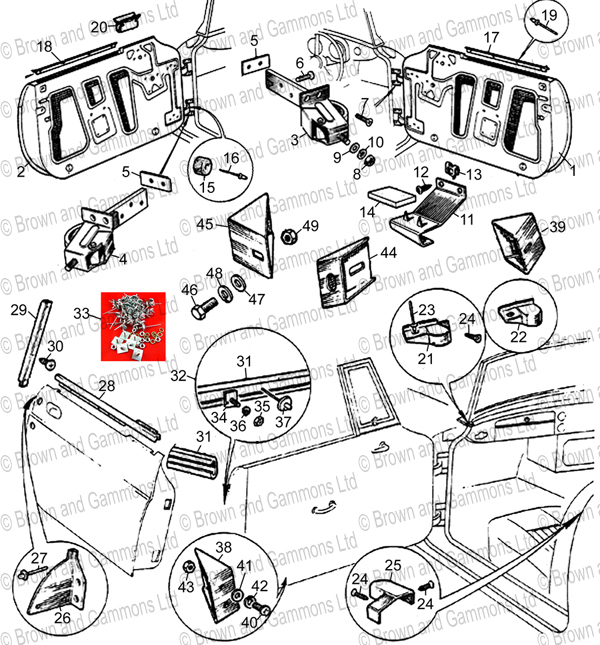 Image for Doors & Fittings - Roadster & GT